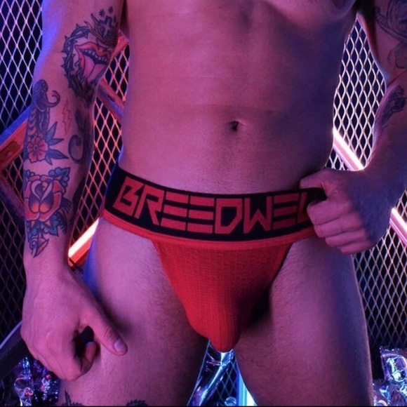 BREEDWELL Red New School Jock - Picture 2 of 5